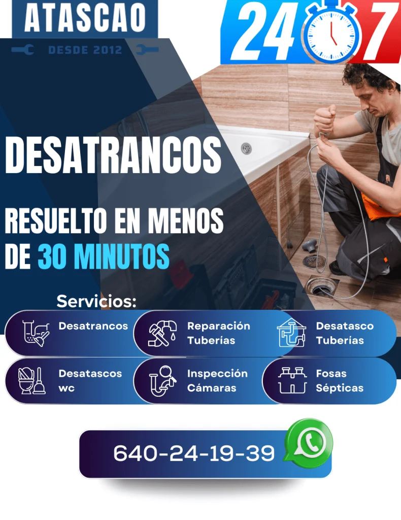 Desatrancos en menos de 30 minutos